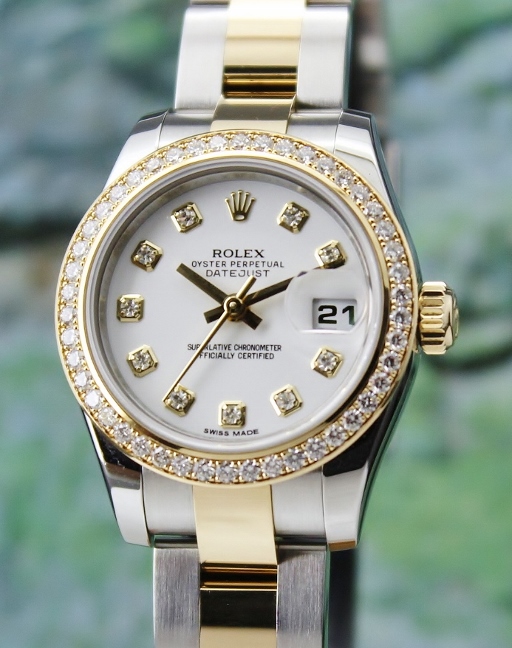 (image for) LIKE NEW ROLEX LADY SIZE OYSTER PERPETUAL DATEJUST - 179383